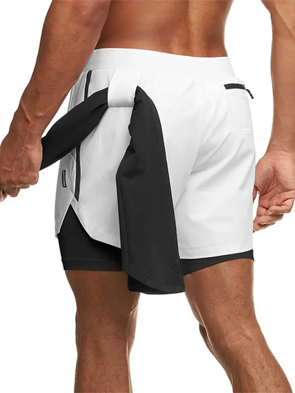 Men's Black Anti-Exposure Zip Shorts Ashro - Image 6
