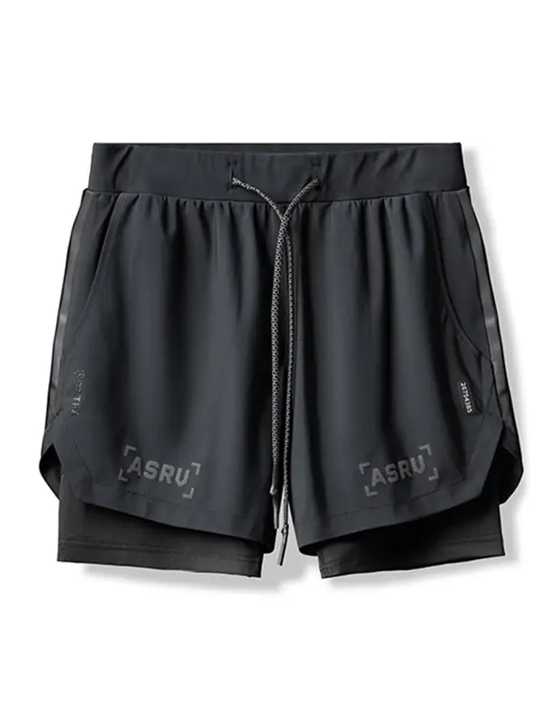 Men's Black Anti-Exposure Zip Shorts Ashro - Image 7
