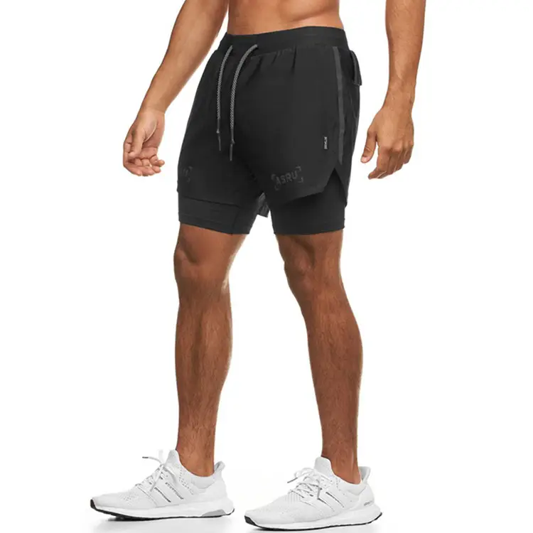 Men's Black Anti-Exposure Zip Shorts Ashro — feature 14