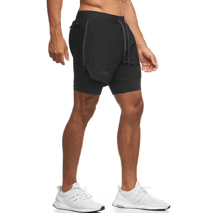 Men's Black Anti-Exposure Zip Shorts Ashro — feature 15