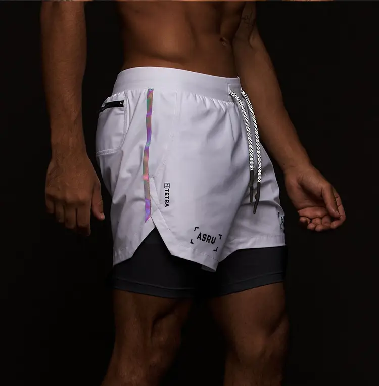 Men's Black Anti-Exposure Zip Shorts Ashro — feature 7