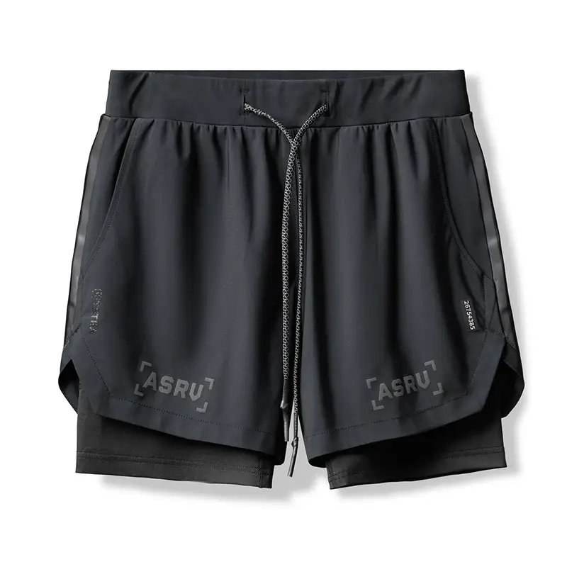 Men's Black Anti-Exposure Zip Shorts Ashro - Image 2