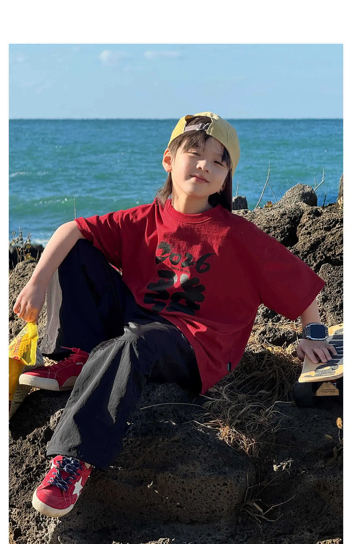 Kids Red Pure Cotton Summer T-Shirt 2026 — feature 17
