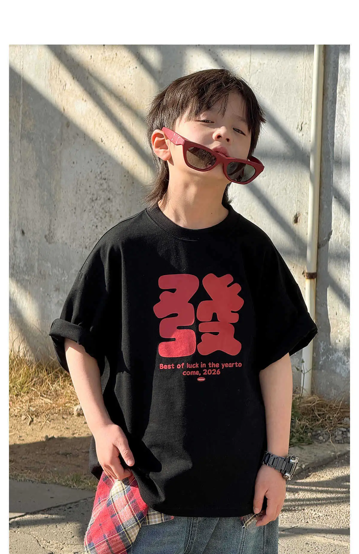 Kids Red Pure Cotton Summer T-Shirt 2026 — feature 23