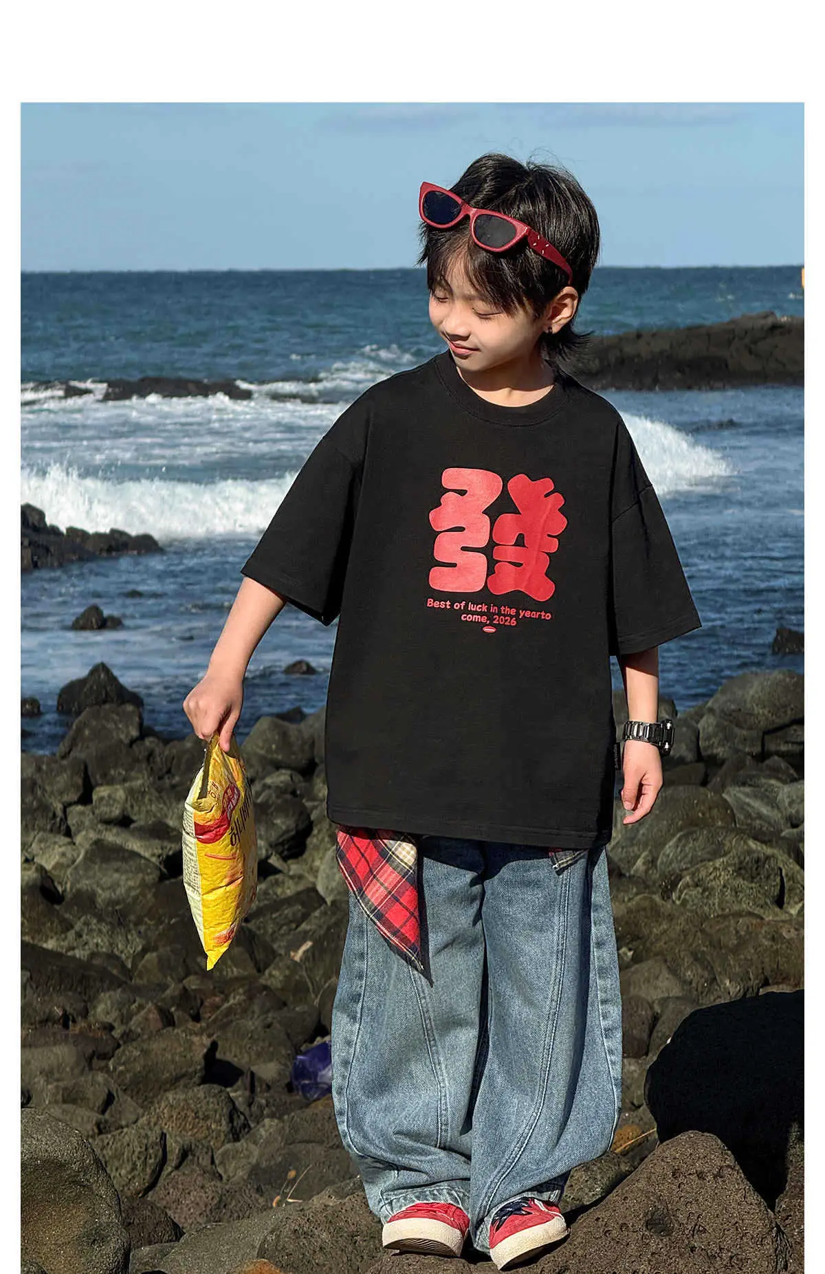 Kids Red Pure Cotton Summer T-Shirt 2026 — feature 26