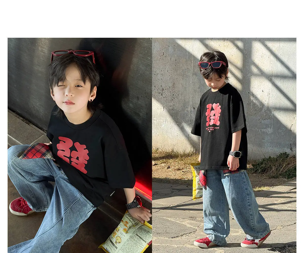 Kids Red Pure Cotton Summer T-Shirt 2026 — feature 28