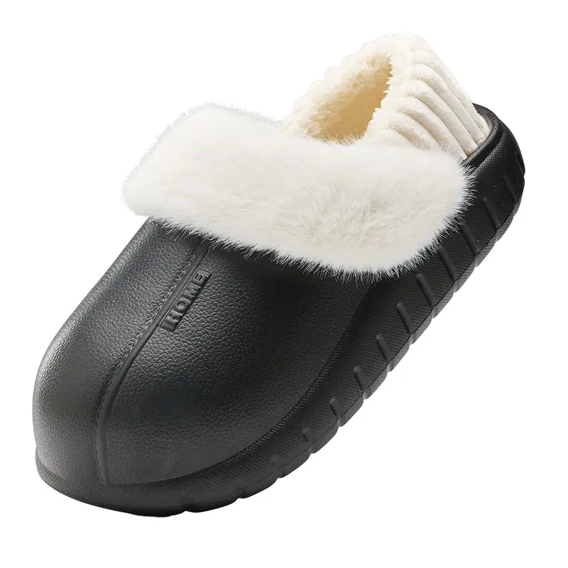 Cotton Slippers for Women Winter 2025 New Indoor Home Warm Plush Slippers Comfortable Home Men Autumn and Winter
