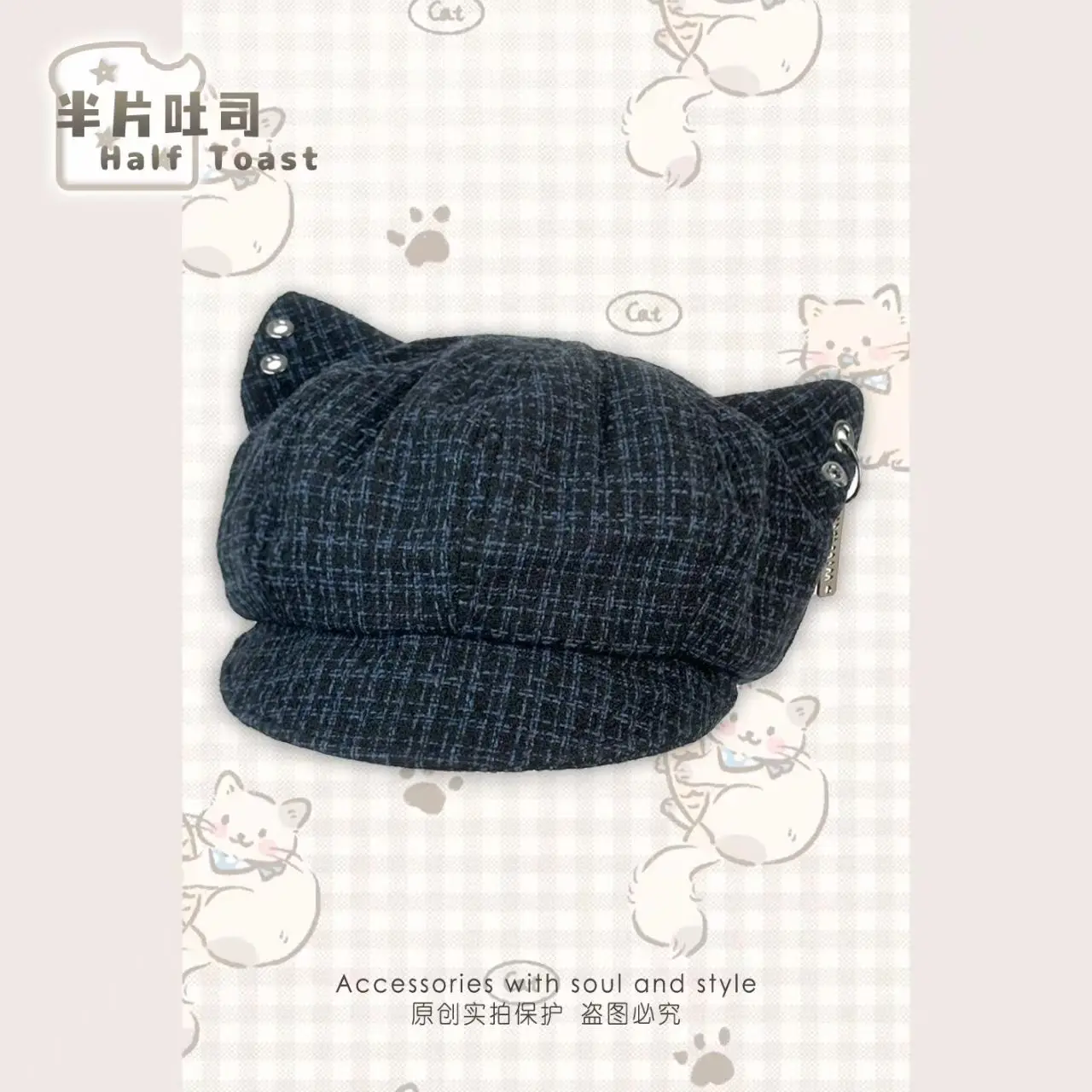 Women Duckbill Beret Warm Artist Hat Winter Autumn - Image 7