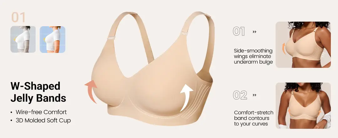 wireless free bra for women