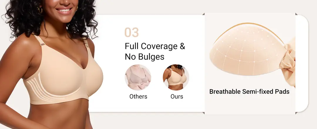 full coverage bra for women