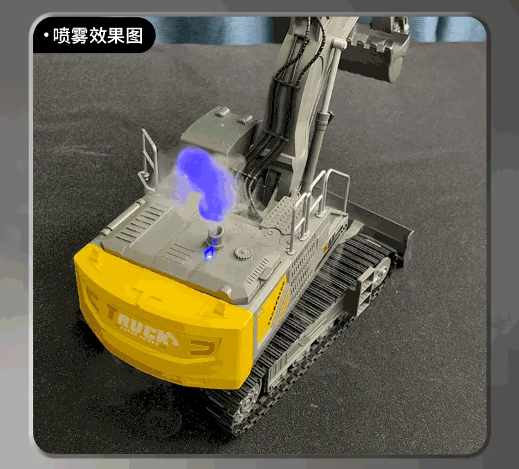 Cross-Border Children's Six-Way Alloy Remote Control Excavator Dump Bulldozer Dump Truck Simulation Engineering Vehicle Boy Toy Forklift — feature 16