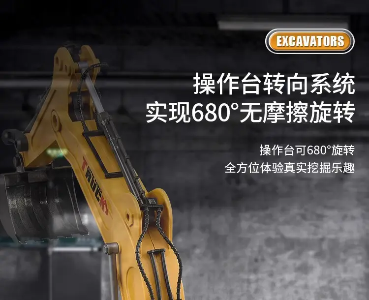 Cross-Border Children's Six-Way Alloy Remote Control Excavator Dump Bulldozer Dump Truck Simulation Engineering Vehicle Boy Toy Forklift — feature 8