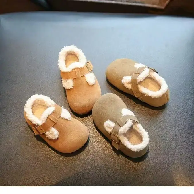 Baby Girl Fleece Lined Birkenstock Winter Shoes
