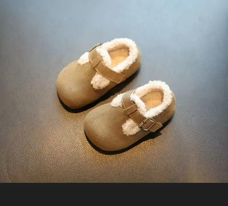 Baby Girl Fleece Lined Birkenstock Winter Shoes — feature 3