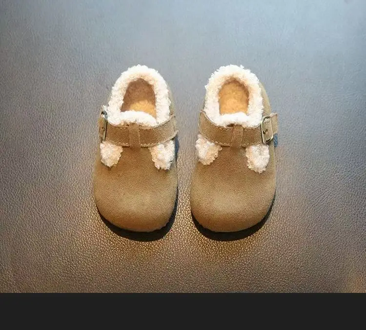 Baby Girl Fleece Lined Birkenstock Winter Shoes — feature 4