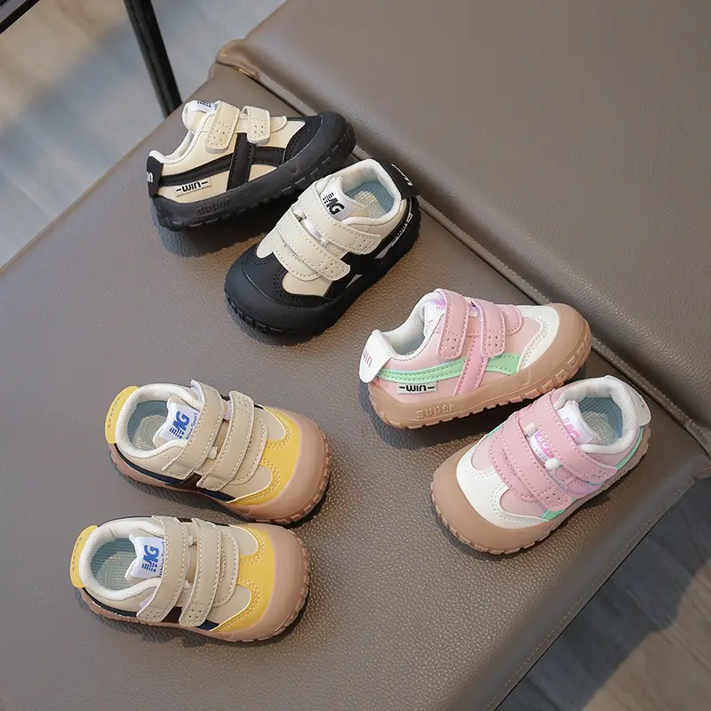 Baby Toddler Shoes, Spring and Autumn Models, Soft-Soled, Non-Slip, for 1-3 Year Old Children, Girls, Baby Shoes, Little Boys' Functional Shoes, Trendy - Image 4