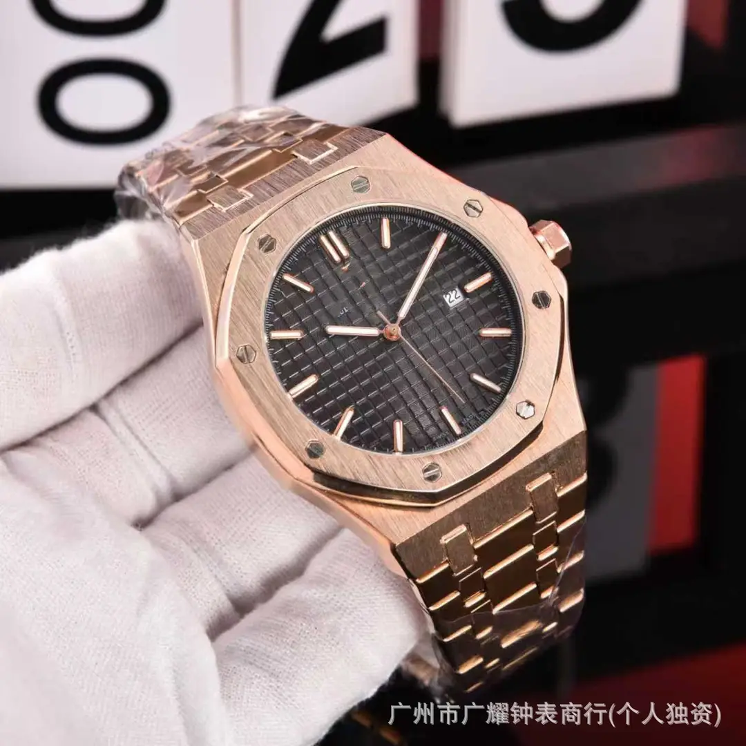 Popular Foreign Trade Factory Direct Sales Wholesale Aliexpress Wish European and American Style Simple Octagonal Quartz Movement