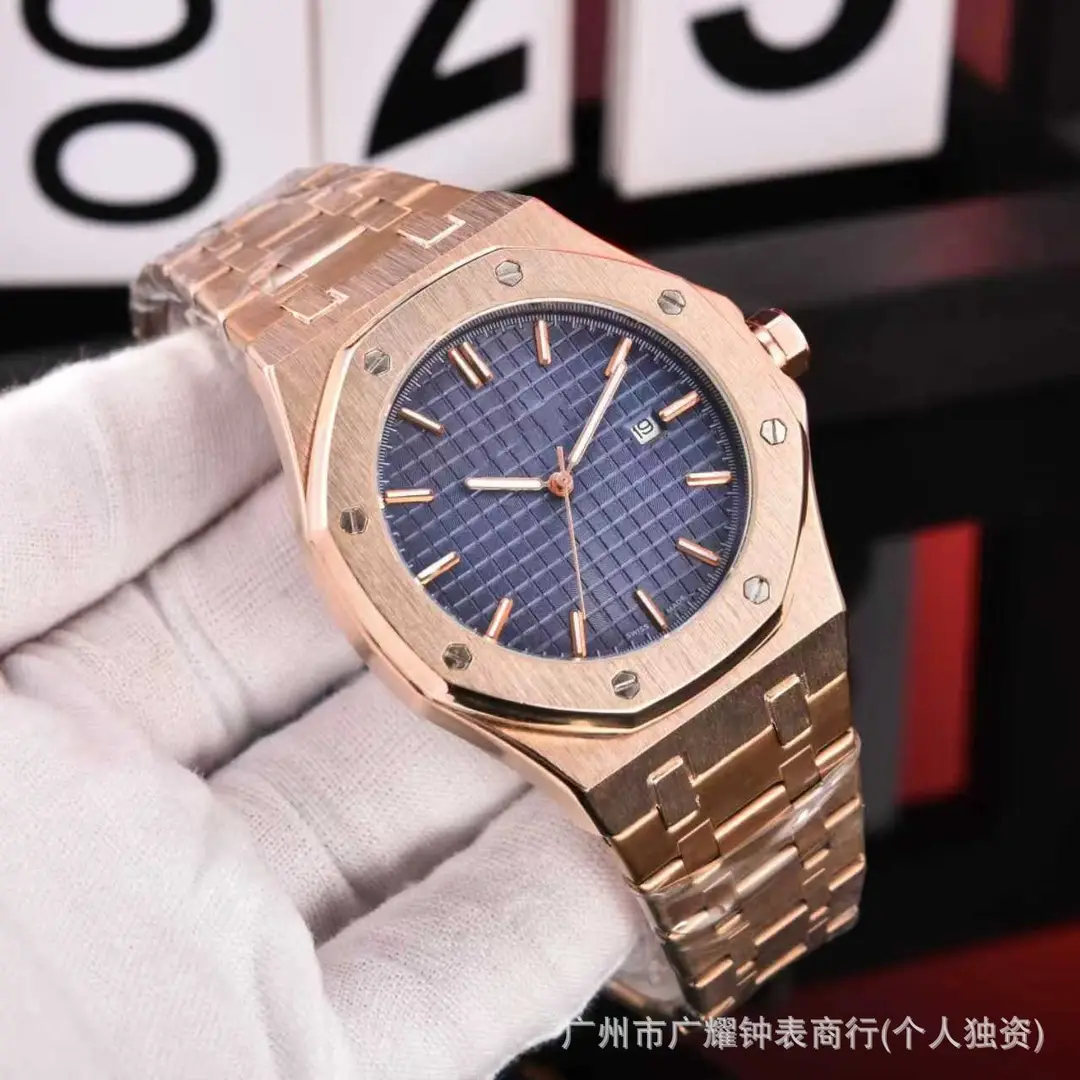 Popular Foreign Trade Factory Direct Sales Wholesale Aliexpress Wish European and American Style Simple Octagonal Quartz Movement