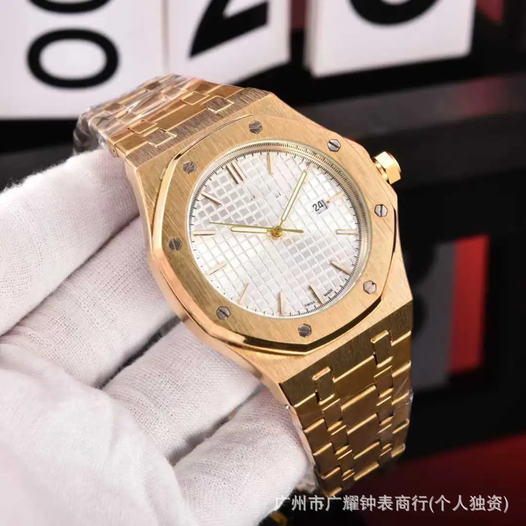Popular Foreign Trade Factory Direct Sales Wholesale Aliexpress Wish European and American Style Simple Octagonal Quartz Movement