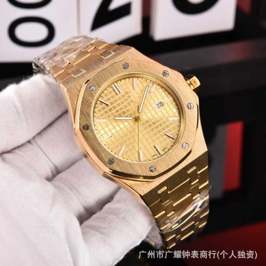 Popular Foreign Trade Factory Direct Sales Wholesale Aliexpress Wish European and American Style Simple Octagonal Quartz Movement