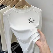 New Autumn Base Layer T-Shirt for Boys Girls Half Collar Warm Soft — feature 1