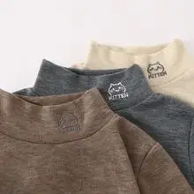 New Autumn Base Layer T-Shirt for Boys Girls Half Collar Warm Soft — feature 27