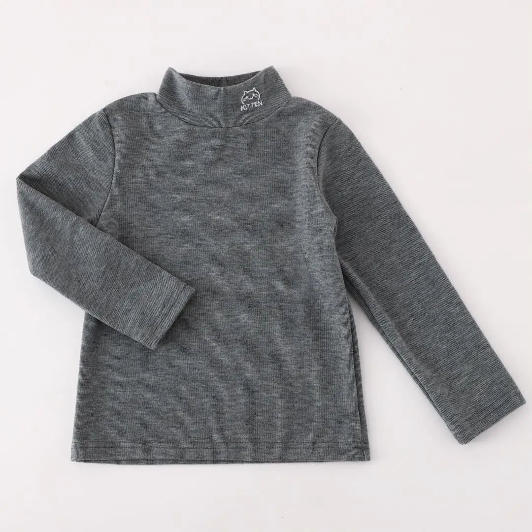 New Autumn Base Layer T-Shirt for Boys Girls Half Collar Warm Soft - Image 3
