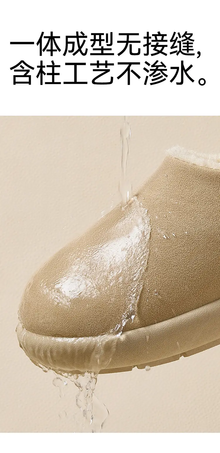 Fur-Lined 2025 New Snow Boots for Women, Autumn and Winter, Closed-Back Mules, Birkenstock-Style Shoes, Thickened and Warm for Home Use — feature 4