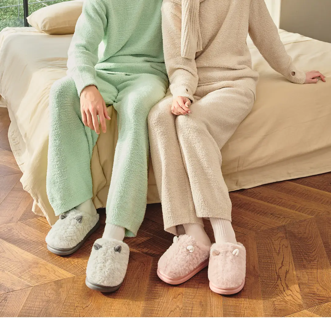 Warm Cotton Slippers for Women Autumn and Winter 2025 New Cartoon Non-Slip Thick Bottom Home Indoor Versatile Couple Furry Slippers for Men — feature 16
