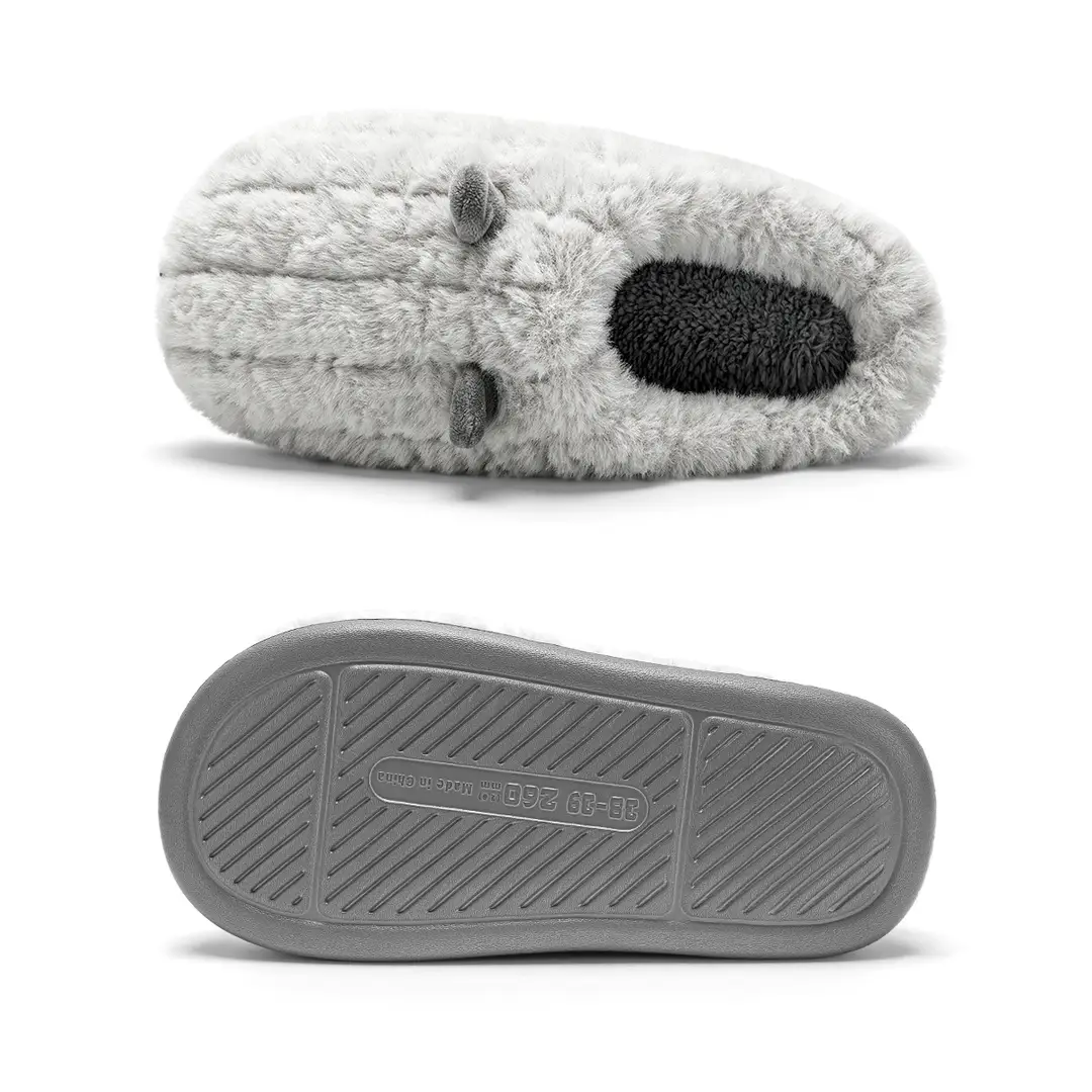 Warm Cotton Slippers for Women Autumn and Winter 2025 New Cartoon Non-Slip Thick Bottom Home Indoor Versatile Couple Furry Slippers for Men — feature 21