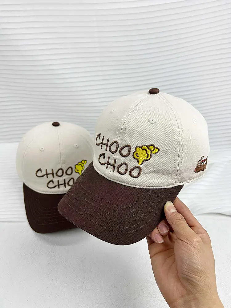 Korean Cartoon Cap for Women Large Head Cotton — feature 1