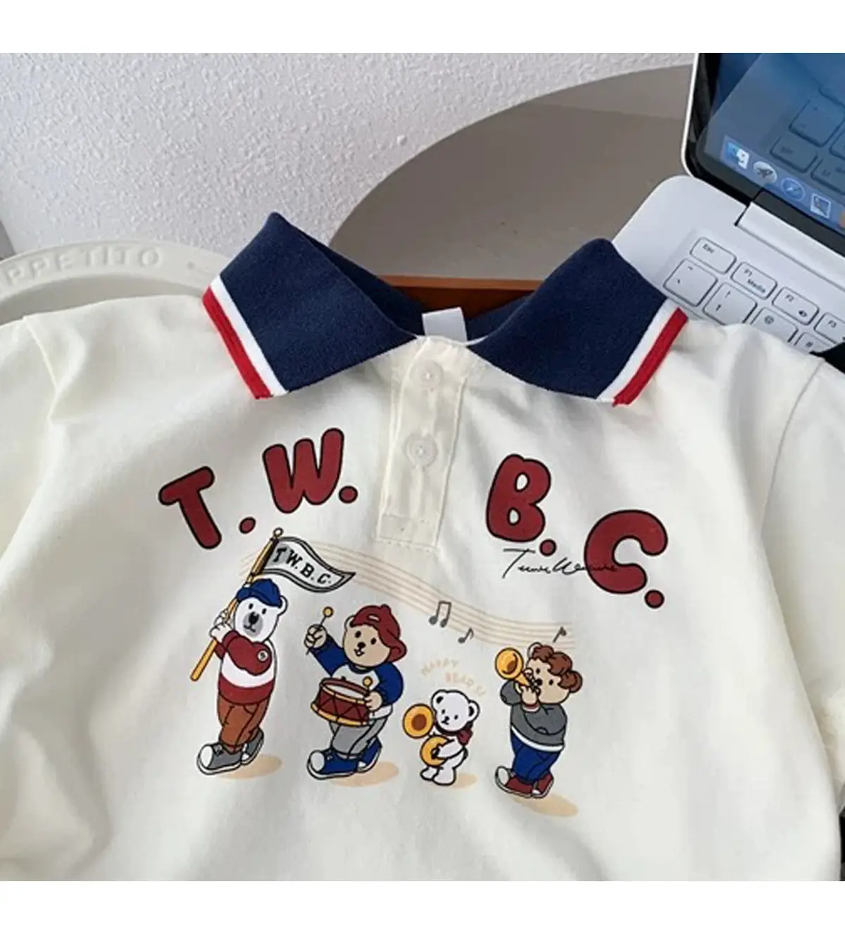 Kids T.W.B.C Polo Shirt Short Sleeve Summer Wear — feature 12