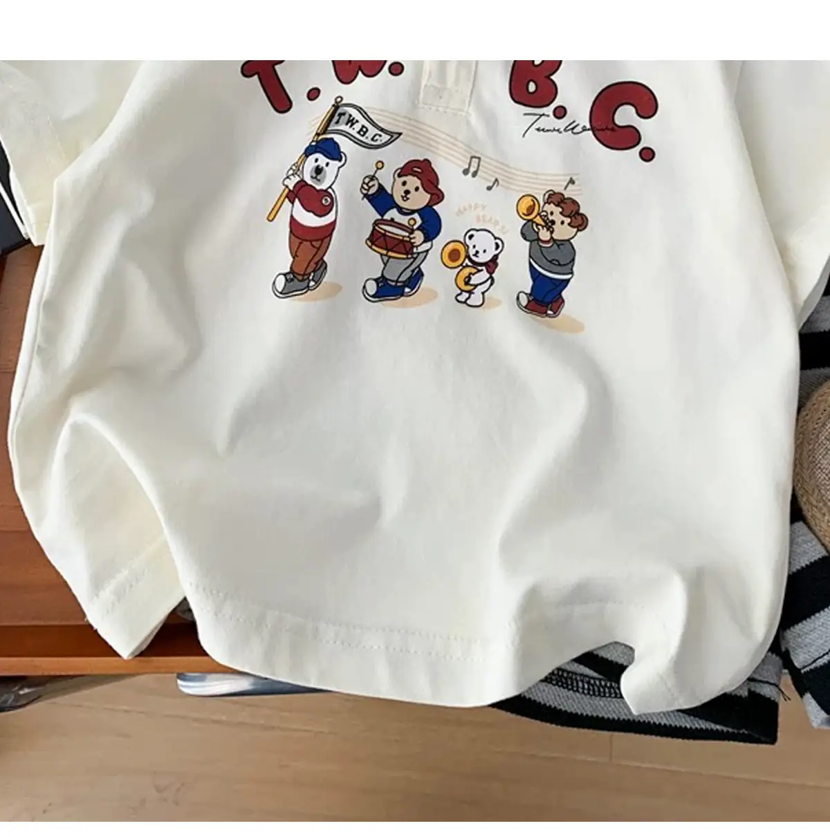 Kids T.W.B.C Polo Shirt Short Sleeve Summer Wear — feature 15