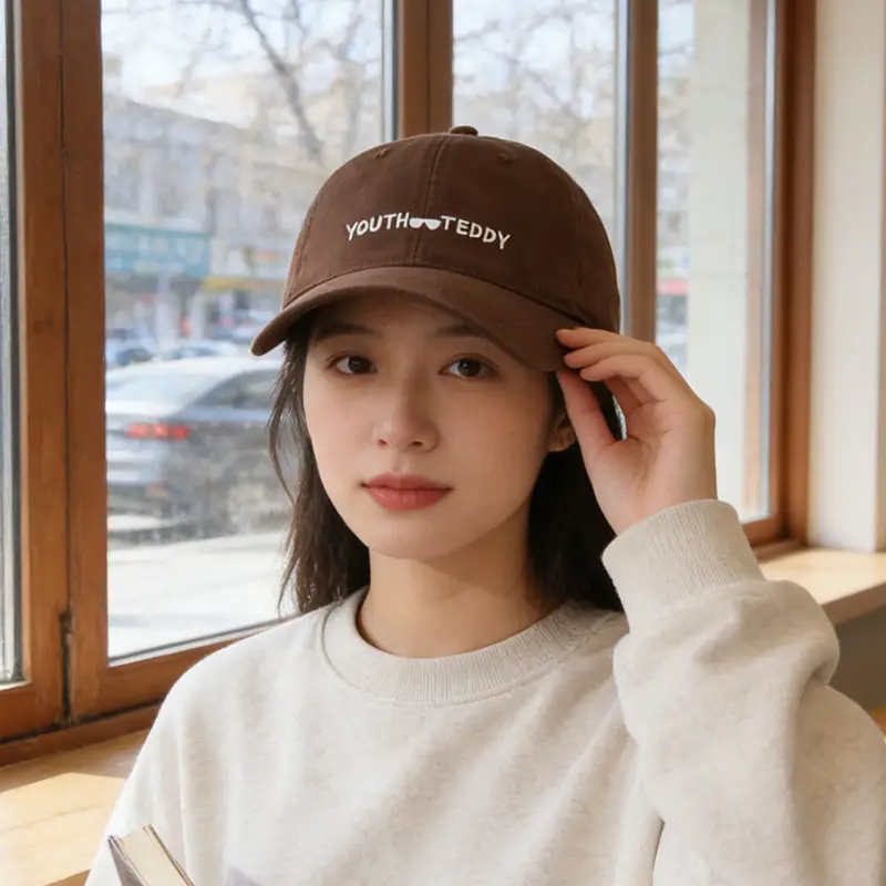 Unisex Pure Cotton Baseball Cap with Korean Style Design - Image 7