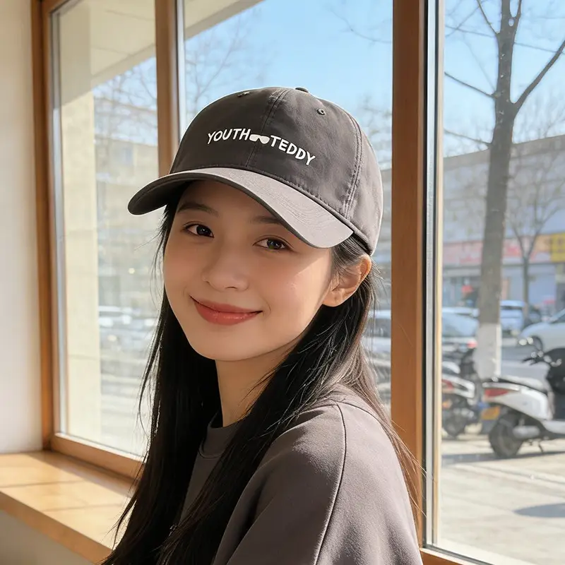 Unisex Pure Cotton Baseball Cap with Korean Style Design - Image 10