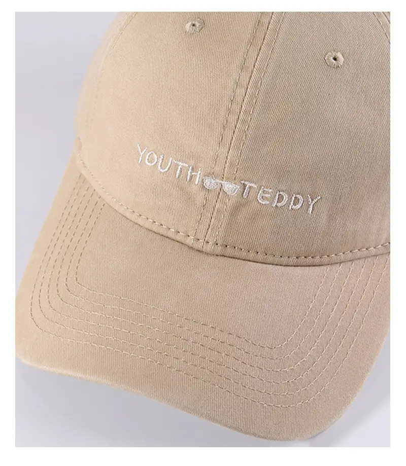 Unisex Pure Cotton Baseball Cap with Korean Style Design — feature 10