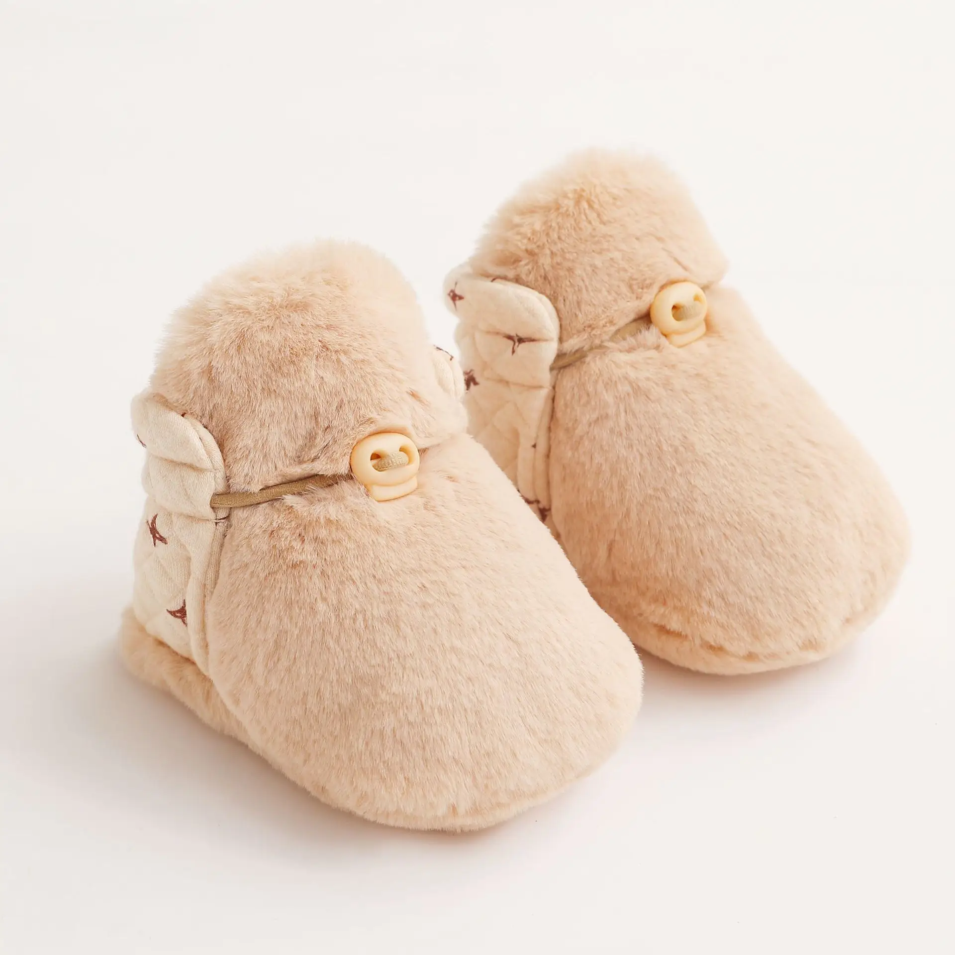 Baby Furry Warm Shoes 0-12 Months Thickened Cotton