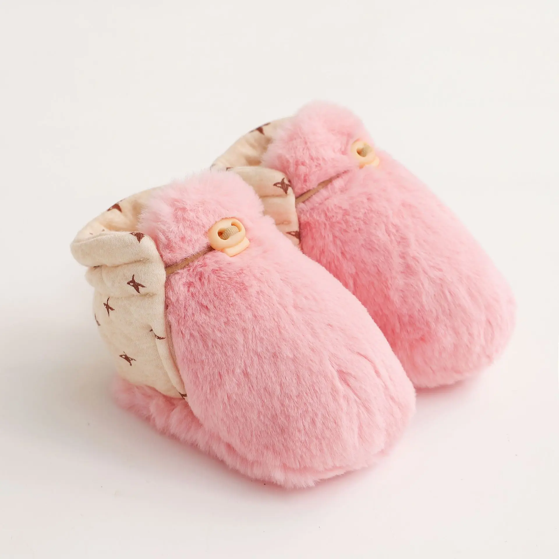 Baby Furry Warm Shoes 0-12 Months Thickened Cotton