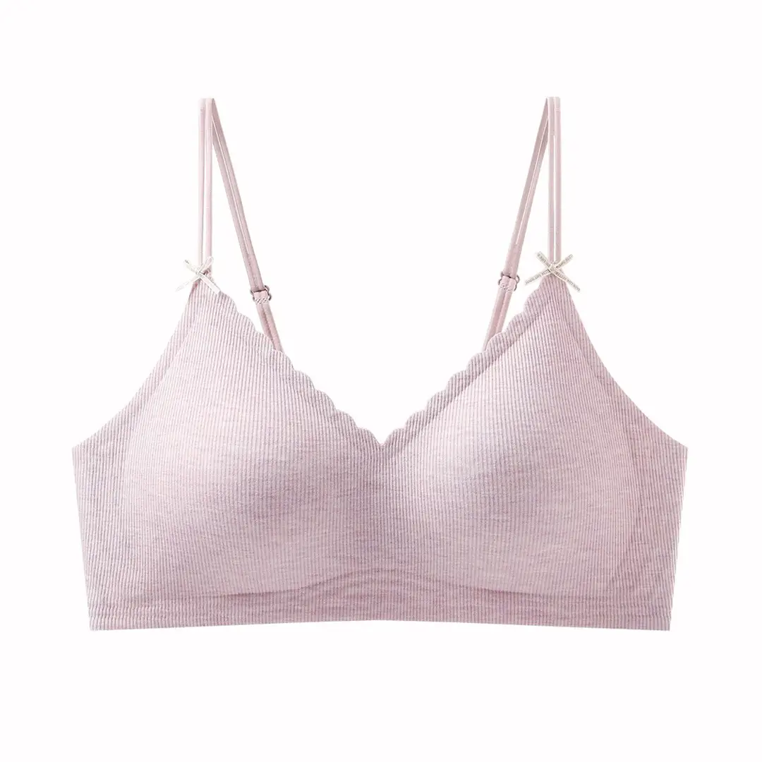 Seamless Wireless Bra for Women with Small Busts, Side-Gathering Design, Jelly Strip for Comfort, Soft Support, and No Trace - Image 11