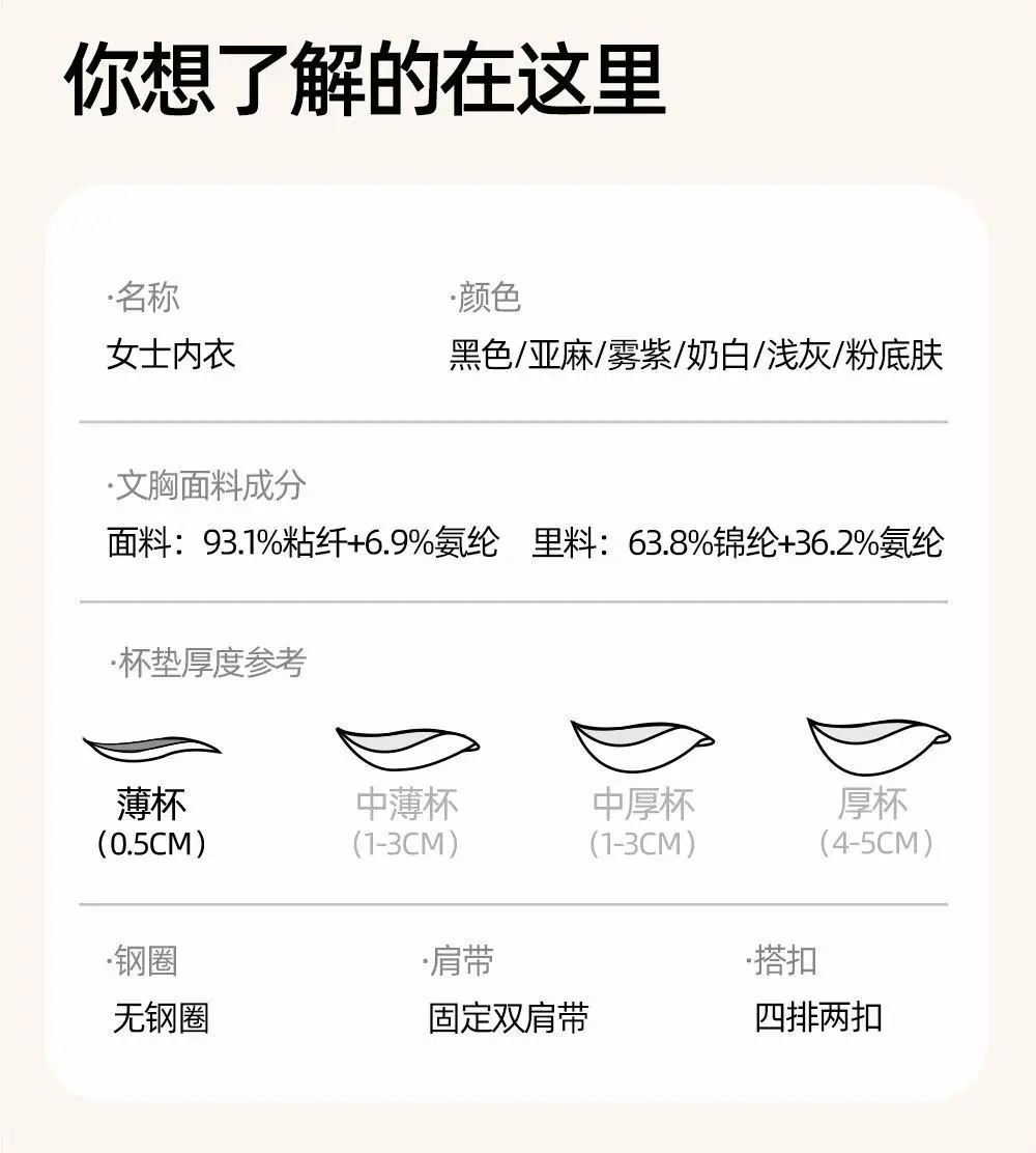 Seamless Wireless Bra for Women with Small Busts, Side-Gathering Design, Jelly Strip for Comfort, Soft Support, and No Trace — feature 14