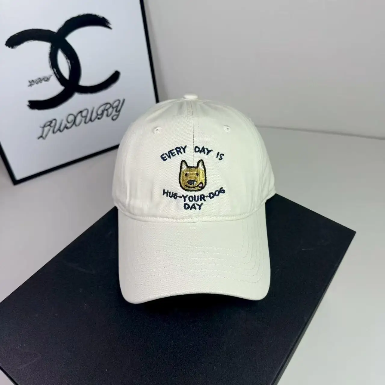 Blue Pet Dog Letter Cap with Sunshade & Duck Design — feature 11
