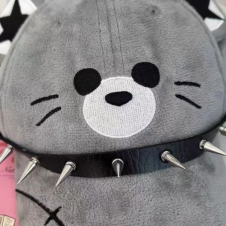 Punk Dark Rivet Duck Cap Female Y2K Subculture Cute Versatile Baseball Cap - Image 5
