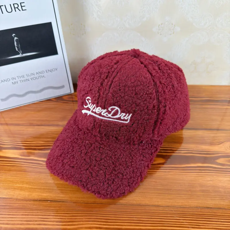 Korean Style Lamb Wool Hat for Women Autumn Winter Warm Unisex — feature 12