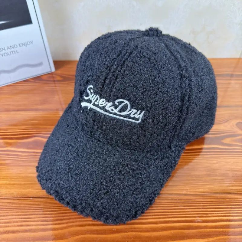 Korean Style Lamb Wool Hat for Women Autumn Winter Warm Unisex — feature 15