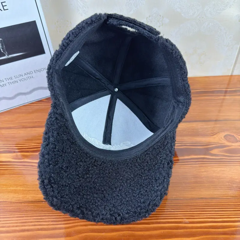 Korean Style Lamb Wool Hat for Women Autumn Winter Warm Unisex — feature 17