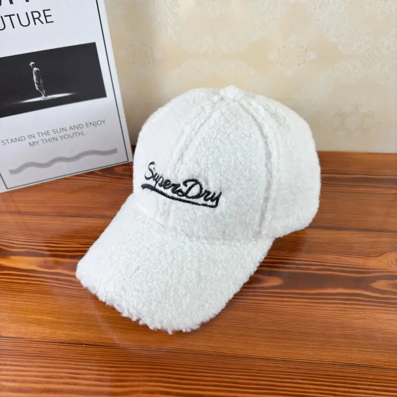 Korean Style Lamb Wool Hat for Women Autumn Winter Warm Unisex — feature 9