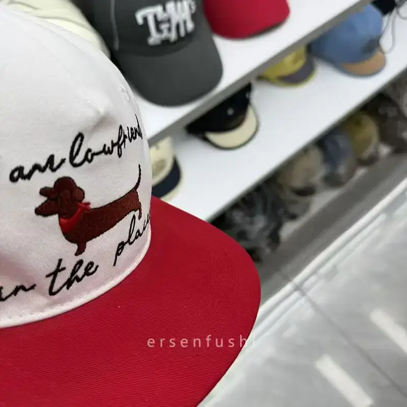 Women Baseball Cap with Letter Embroidery & Wide Bristles — feature 6