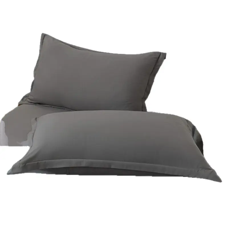E-Commerce Dropshipping Cross-Border Skin-Friendly Fitted Sheet Solid Color Brushed Single Fitted Sheet Mattress Cover Dustproof Protective Cover for Foreign Orders
