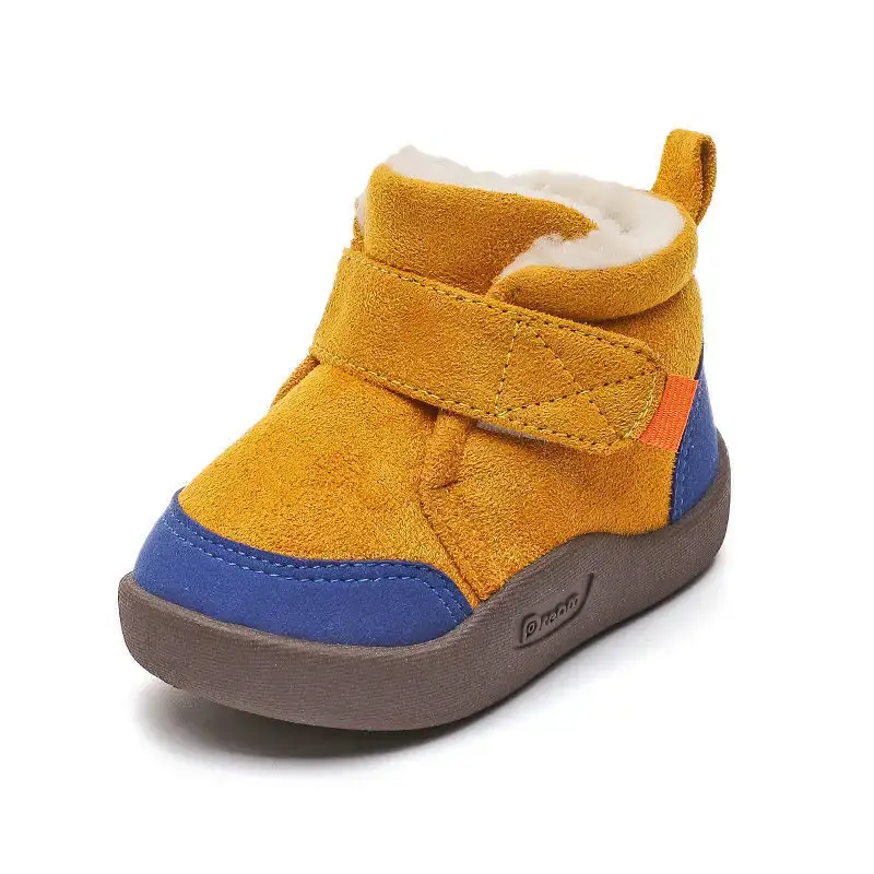 Winter Fleece Lined Baby Toddler Snow Boots Non-Slip Soft Sole