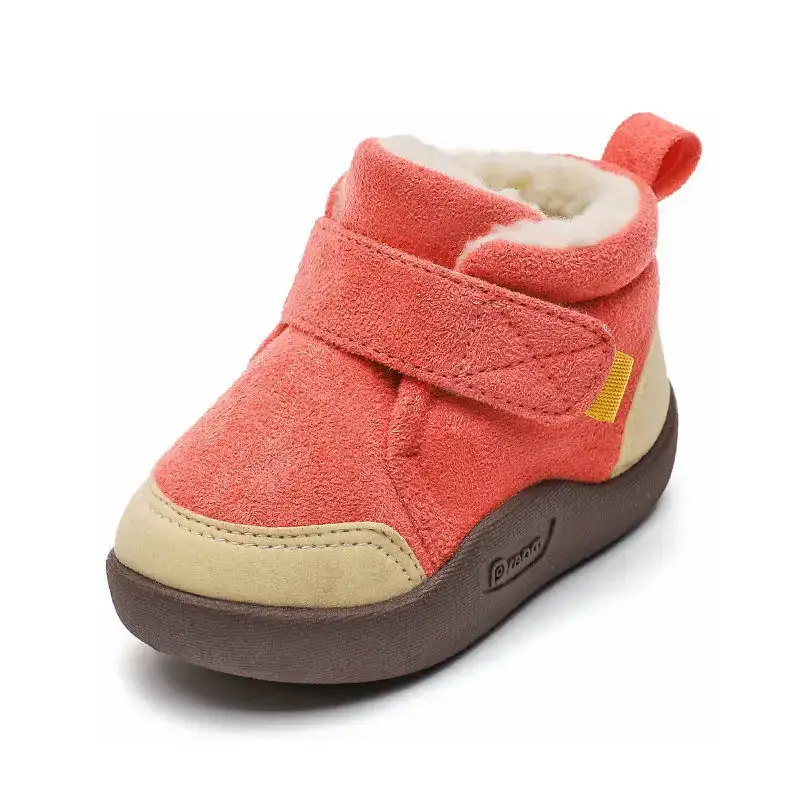Winter Fleece Lined Baby Toddler Snow Boots Non-Slip Soft Sole
